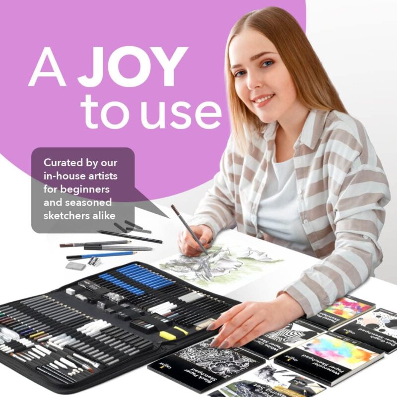 Castle Art 100 Piece Drawing Set