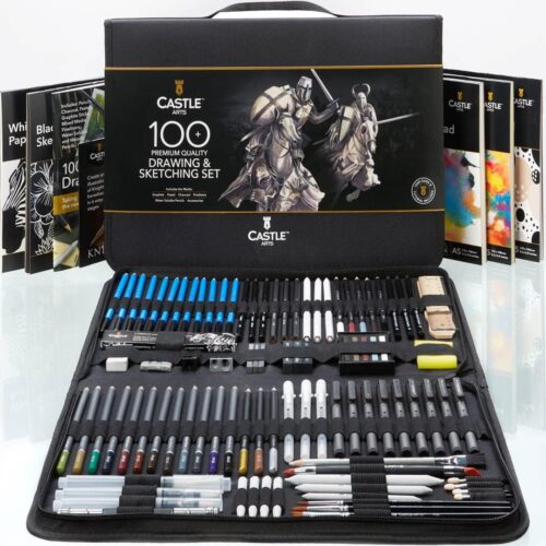 Castle Art 100 Piece Drawing Set