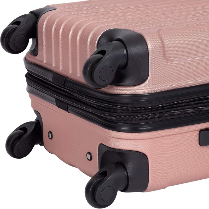 Chic and Durable: Review of the Travelers Club Rose Gold Luggage Set