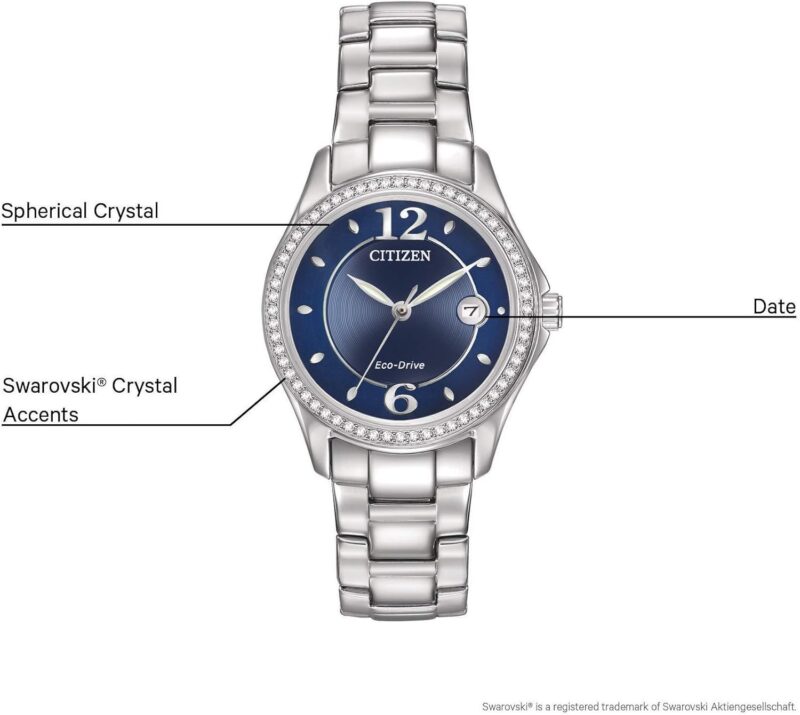 Citizen Eco-Drive Women's Crystal Dress Watch