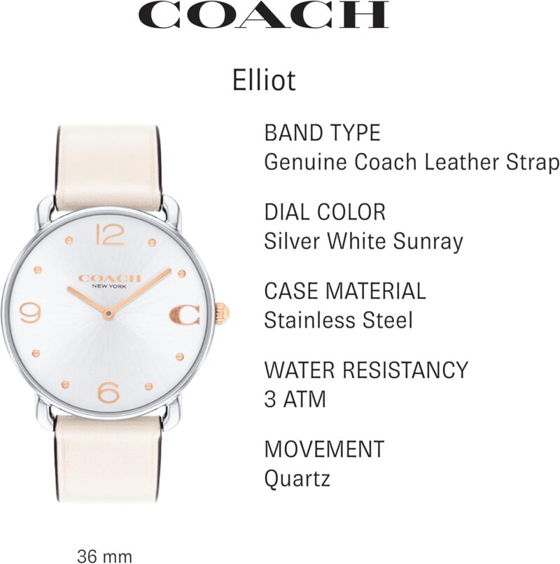 Coach Elliot Women's Watch: Elegance Meets Everyday Functionality