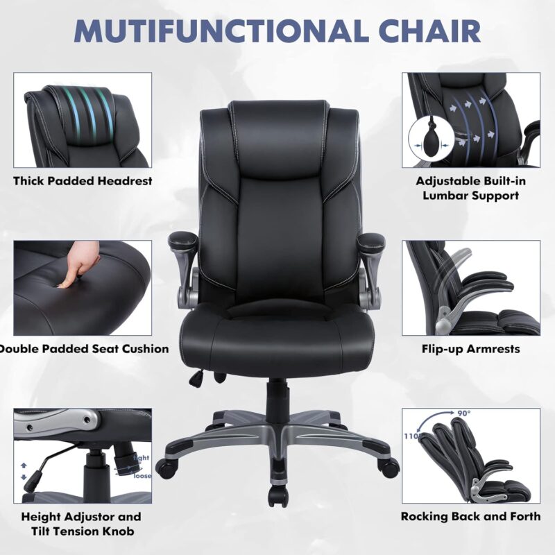 COLAMY High Back Executive Office Chair Review