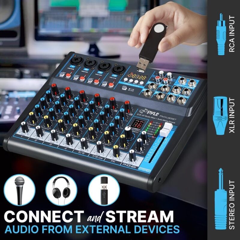 Comprehensive Review of the Pyle 8-Channel Audio Mixer Console