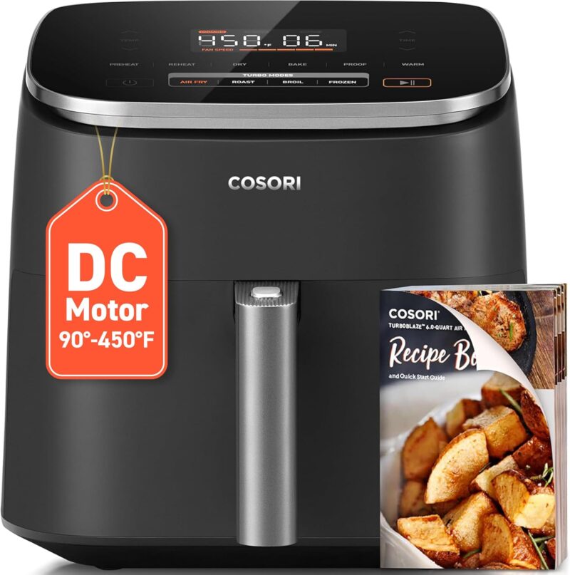 COSORI 9-in-1 Air Fryer, 6-Qt Capacity