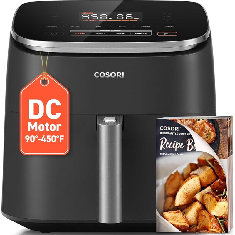 COSORI 9-in-1 Air Fryer, 6-Qt Capacity