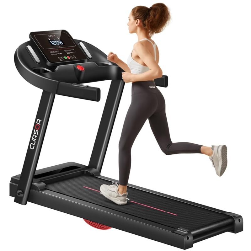 CURSOR FITNESS Home Folding Treadmill: A Quiet, Powerful Workout Solution