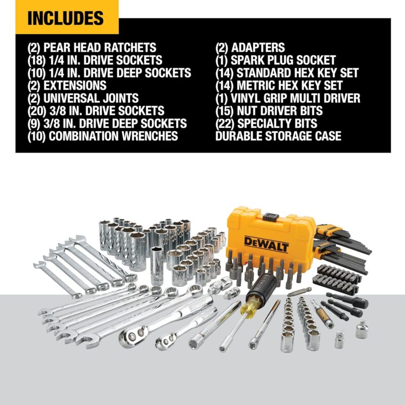 DEWALT 142-Piece Mechanics Tool Set: A Comprehensive Review