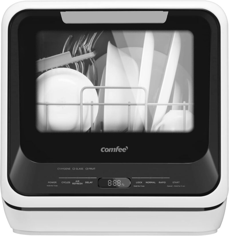 Efficient Cleaning on the Go: COMFEE' Portable Mini Dishwasher Review