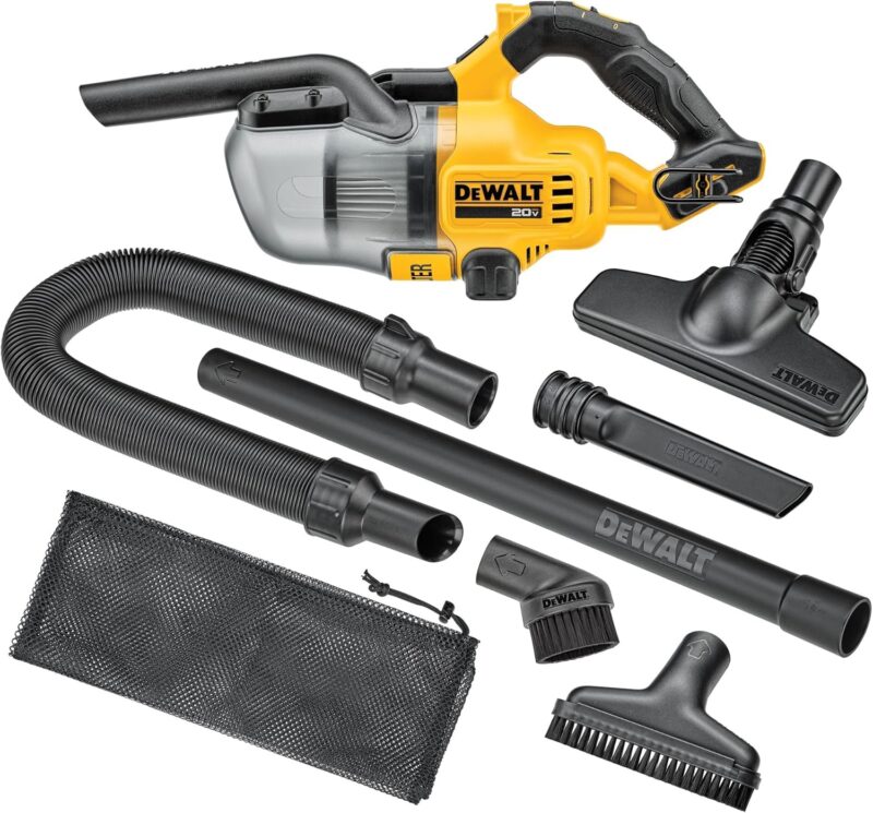 Efficient Cleaning with DEWALT 20V Cordless Handheld Vacuum