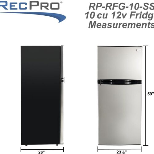 Efficient Cooling on the Go: RecPro 10 Cu Ft 12V RV Refrigerator Review