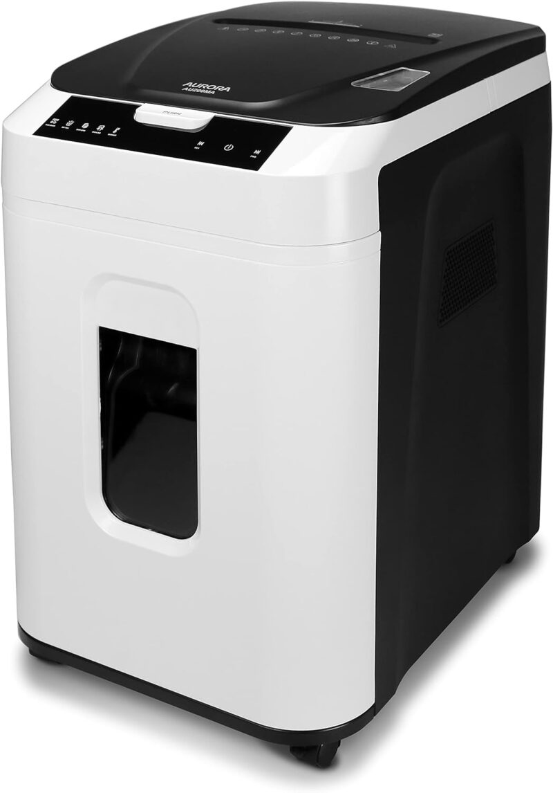 Efficient Security: A Review of the Aurora 200-Sheet Micro-Cut Shredder