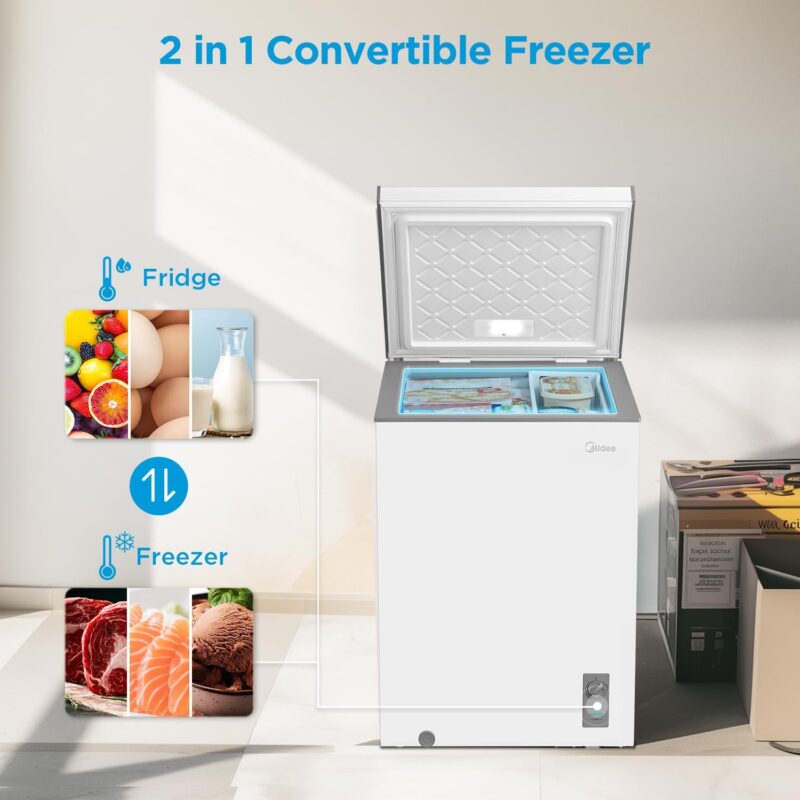 Efficient Storage Solutions: Midea 3.5 Cu.ft Chest Freezer Review