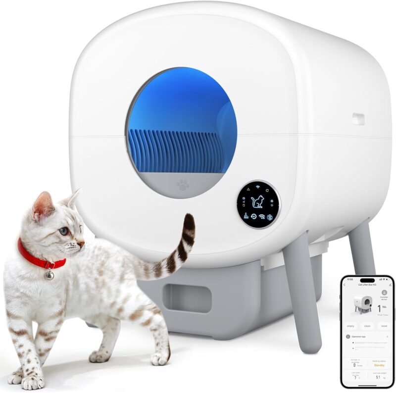 Effortless Cat Care: Review of the 95L Self-Cleaning Litter Box