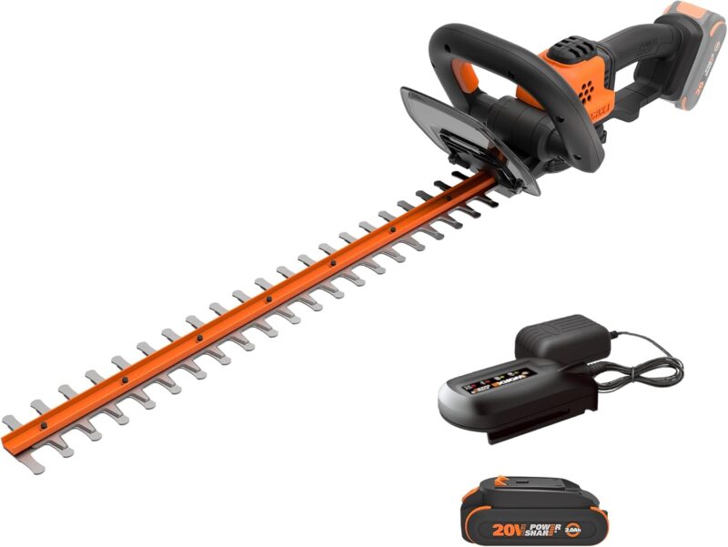 Effortless Trimming: WORX WG261 20V Cordless Hedge Trimmer Review