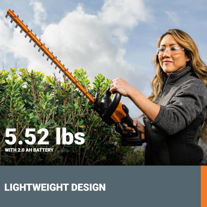 Effortless Trimming: WORX WG261 20V Cordless Hedge Trimmer Review