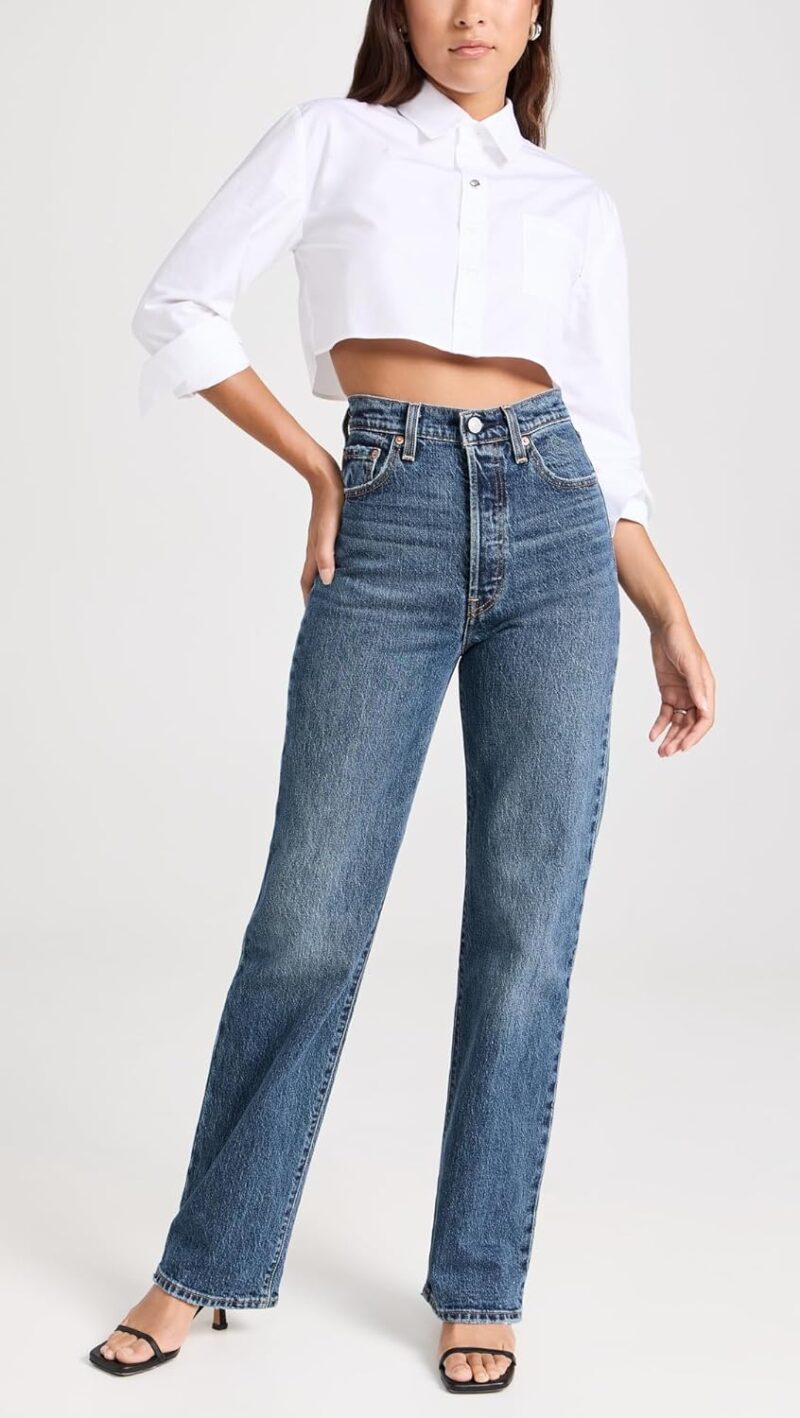 Elevate Your Style: A Review of Levi's Women's Ribcage Full Length Jeans