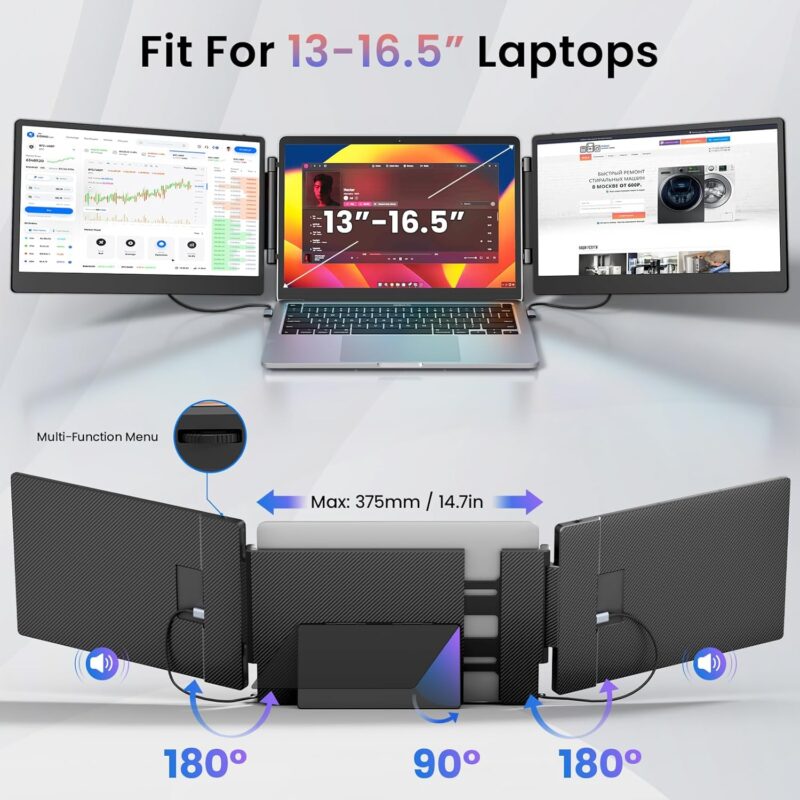 Enhance Productivity: Review of the 14'' FHD Laptop Screen Extender