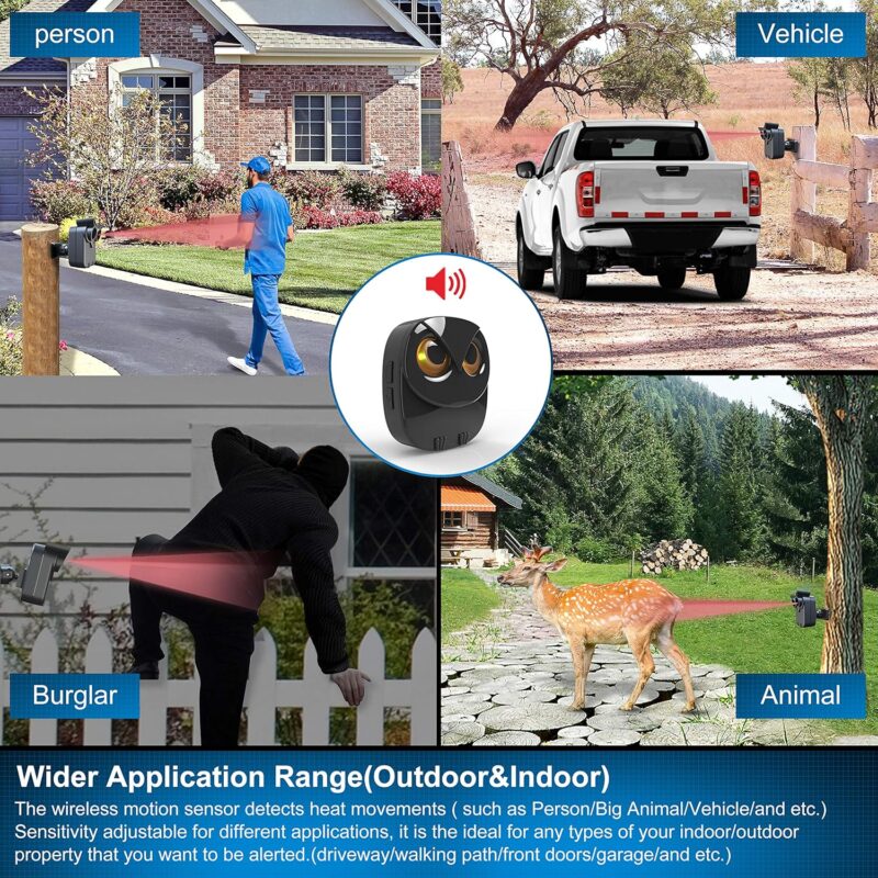 Enhancing Security with a 1/2 Mile Wireless Driveway Alarm System