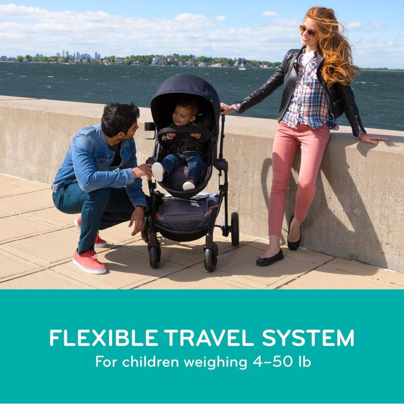 Evenflo Pivot Modular Travel System: Safety and Style in Gray