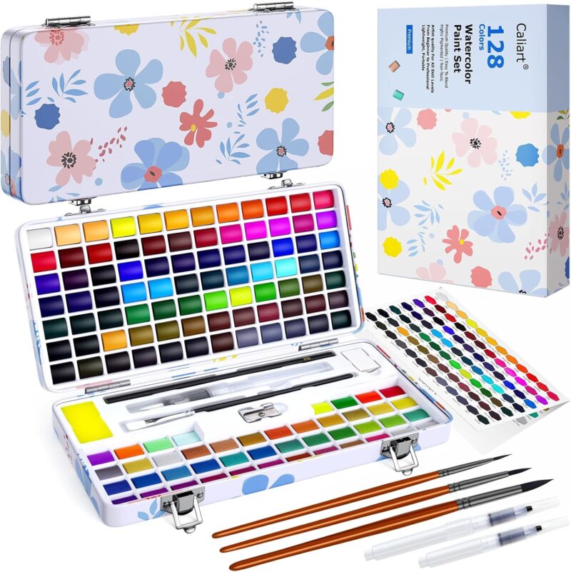 Explore Creativity: Review of the 128-Color Washable Watercolor Set