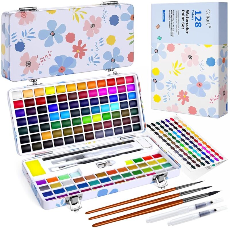 Explore Creativity: Review of the 128-Color Washable Watercolor Set