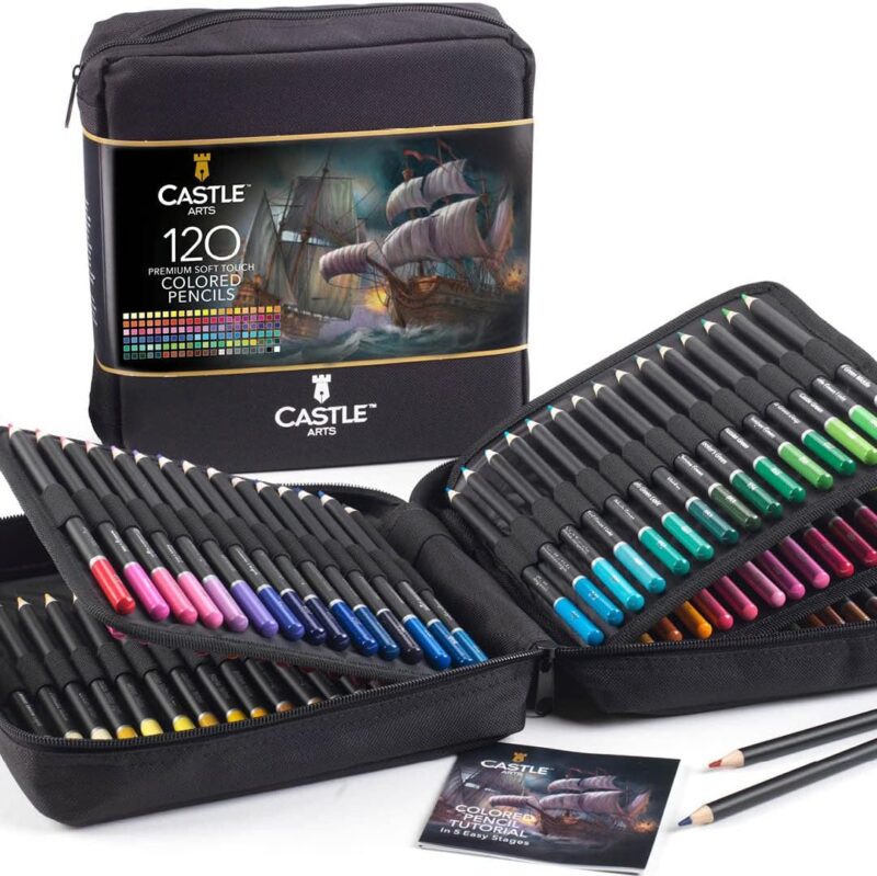 Exploring Castle Art Supplies 120 Colored Pencils: A Creative Toolkit