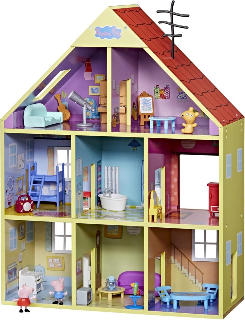 Exploring Fun and Imagination: Peppa Pig Wooden Deluxe Playhouse Review