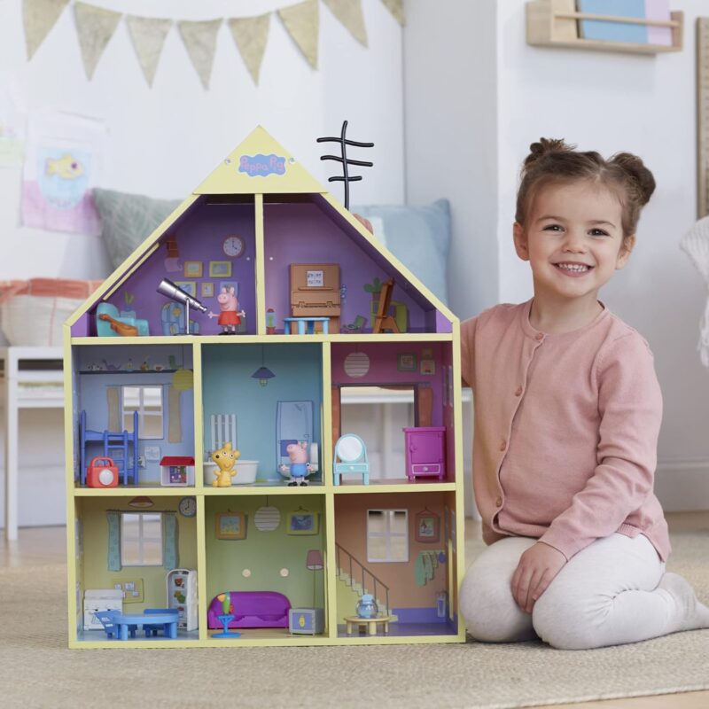 Exploring Fun and Imagination: Peppa Pig Wooden Deluxe Playhouse Review