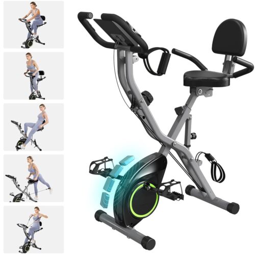 Foldable 5-in-1 Stationary Exercise Bike