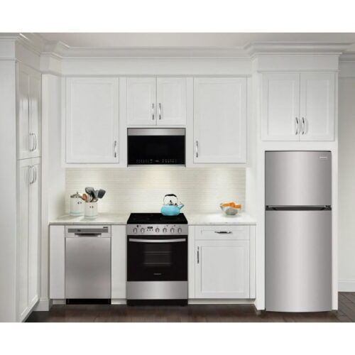 Frigidaire 13.9 Cu. Ft. Top Freezer Refrigerator: Stylish & Efficient!