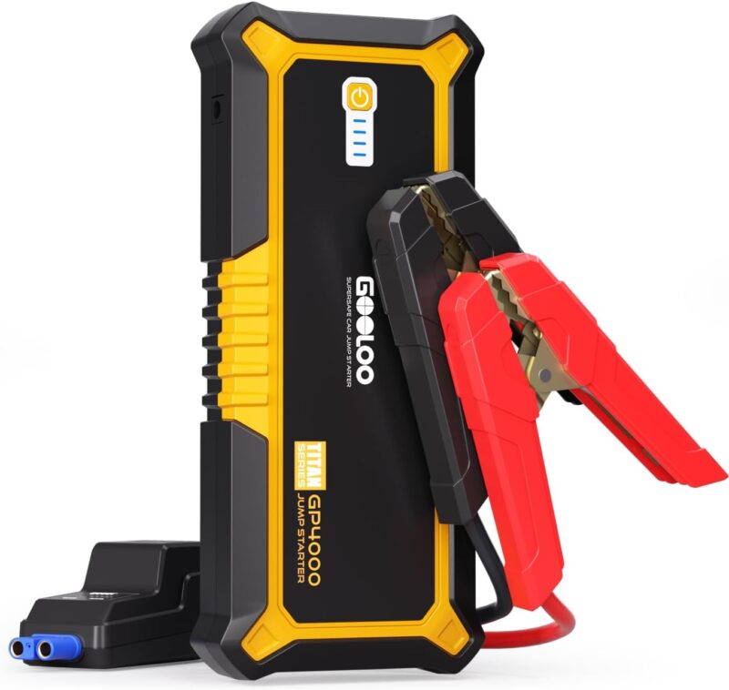 GOOLOO GP4000: Powerful Jump Starter for All Gas & Diesel Engines