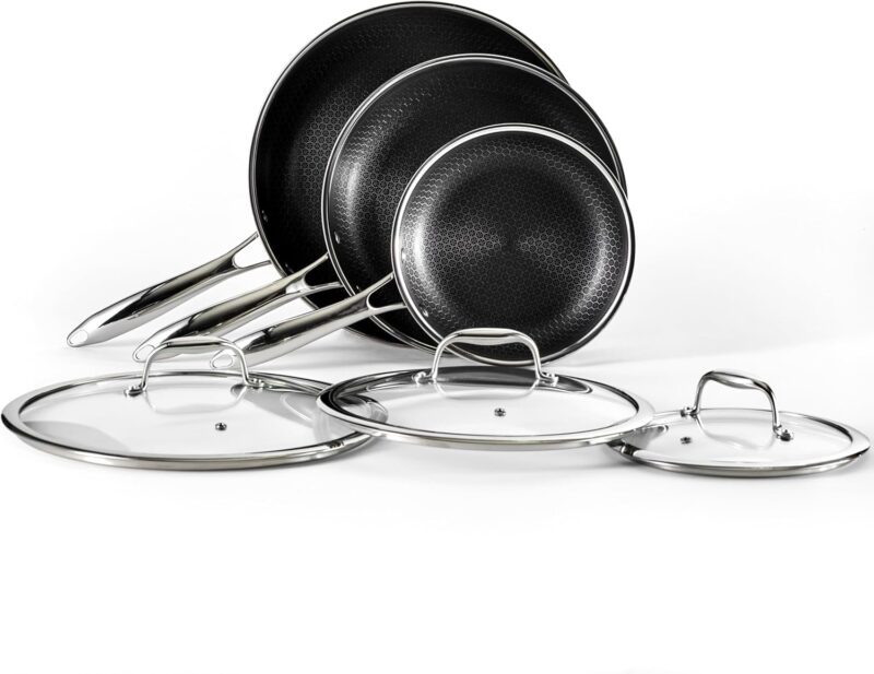 HexClad Hybrid Nonstick Fry Pan Set: Versatile Cooking Reviewed