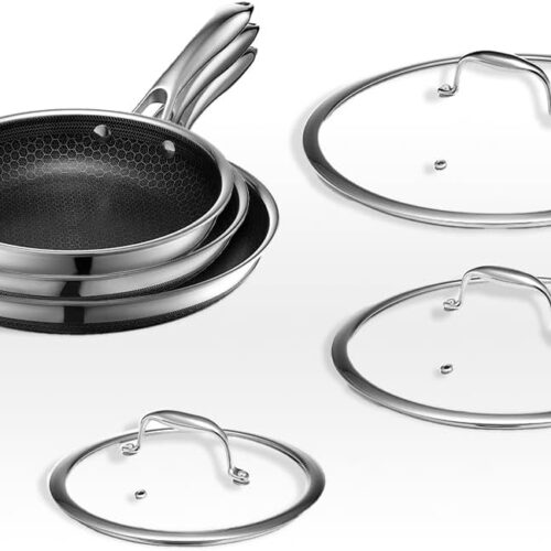 HexClad Hybrid Nonstick Fry Pan Set: Versatile Cooking Reviewed