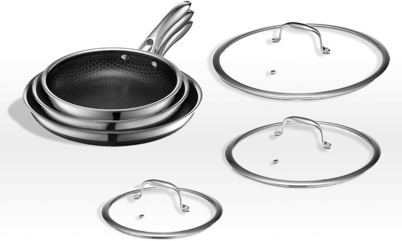 HexClad Hybrid Nonstick Fry Pan Set: Versatile Cooking Reviewed