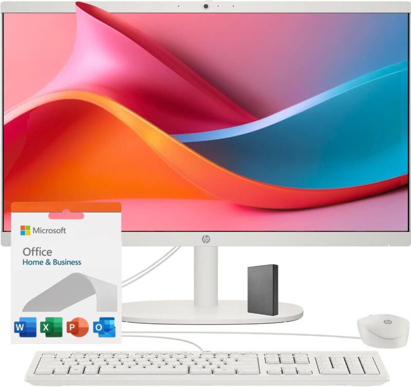 HP 22" All-in-One Desktop: Sleek Design Meets Powerful Performance