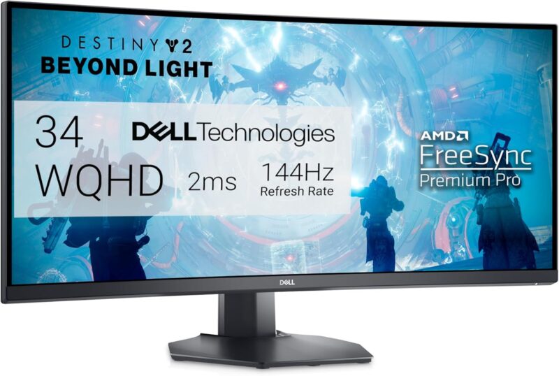 Immersive Gaming with the Dell S3422DWG 34-Inch Curved Monitor