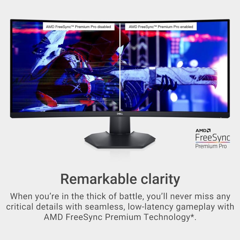 Immersive Gaming with the Dell S3422DWG 34-Inch Curved Monitor