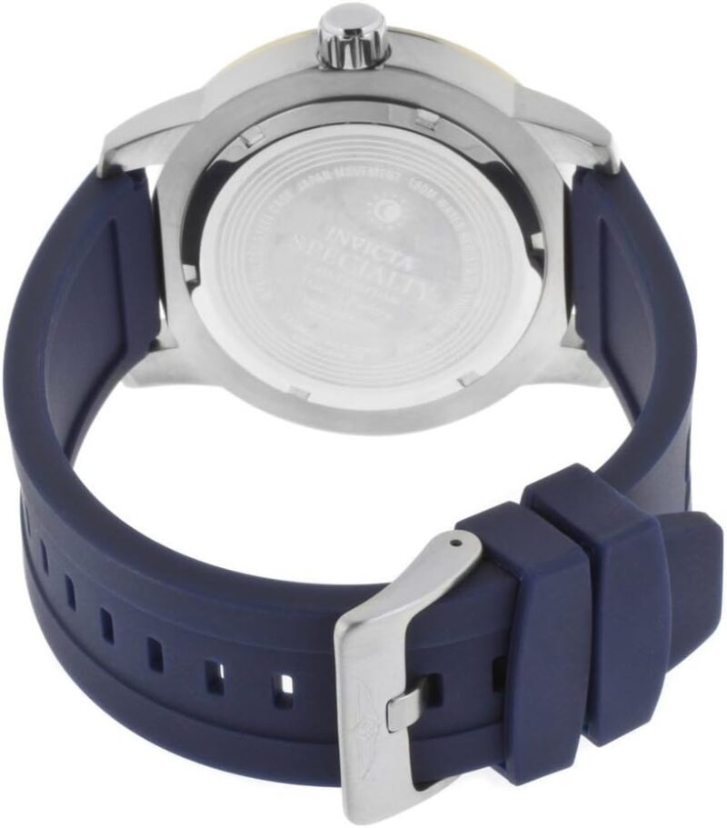 Invicta Men's Blue Dial Polyurethane Watch