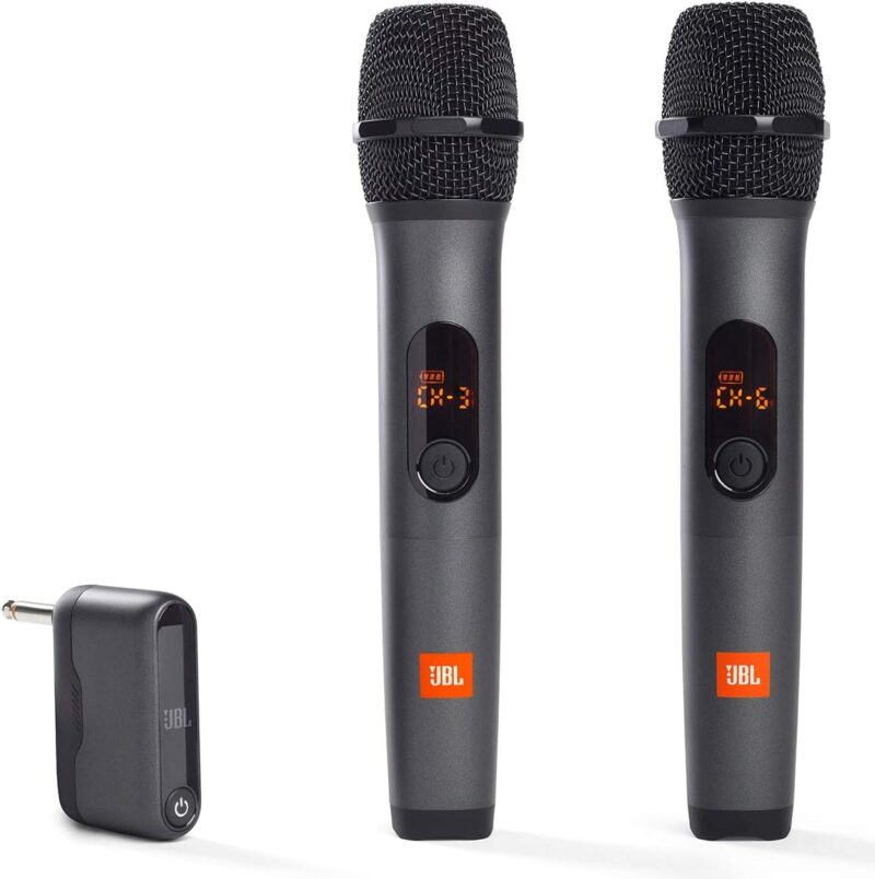 JBL Wireless Dual-Microphone System, Black