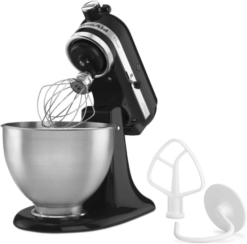 KitchenAid Classic K45SS Mixer Review: Power Meets Style in Onyx Black