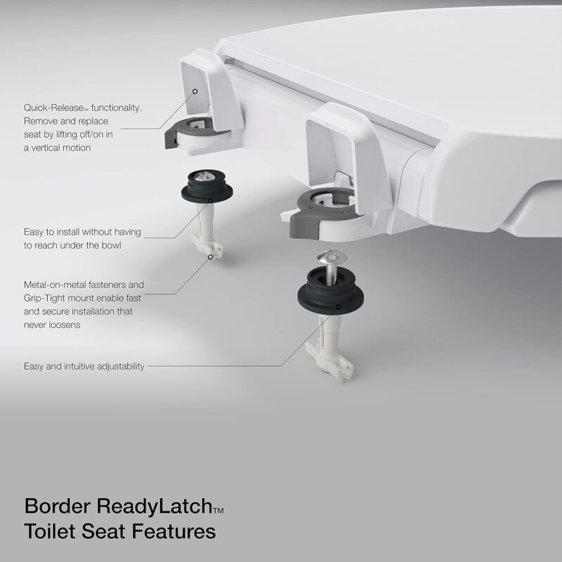 KOHLER Cachet ReadyLatch Toilet Seat: Comfort Meets Convenience