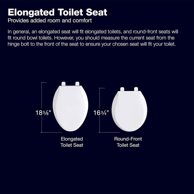 KOHLER Cachet ReadyLatch Toilet Seat: Comfort Meets Convenience