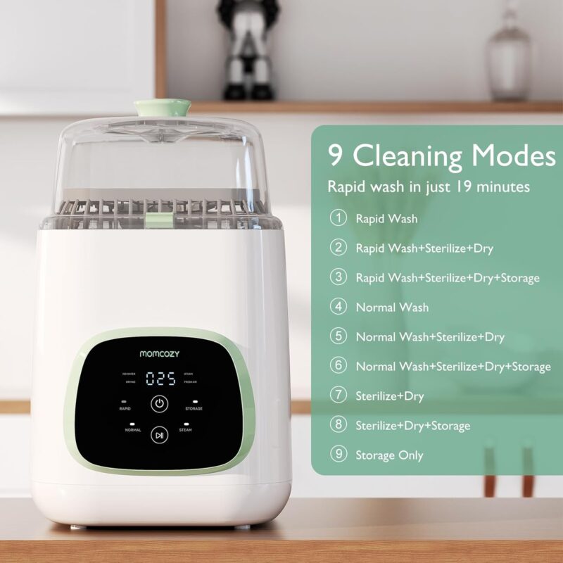 Momcozy KleanPal Pro: Effortless Cleaning for Baby Bottles & More