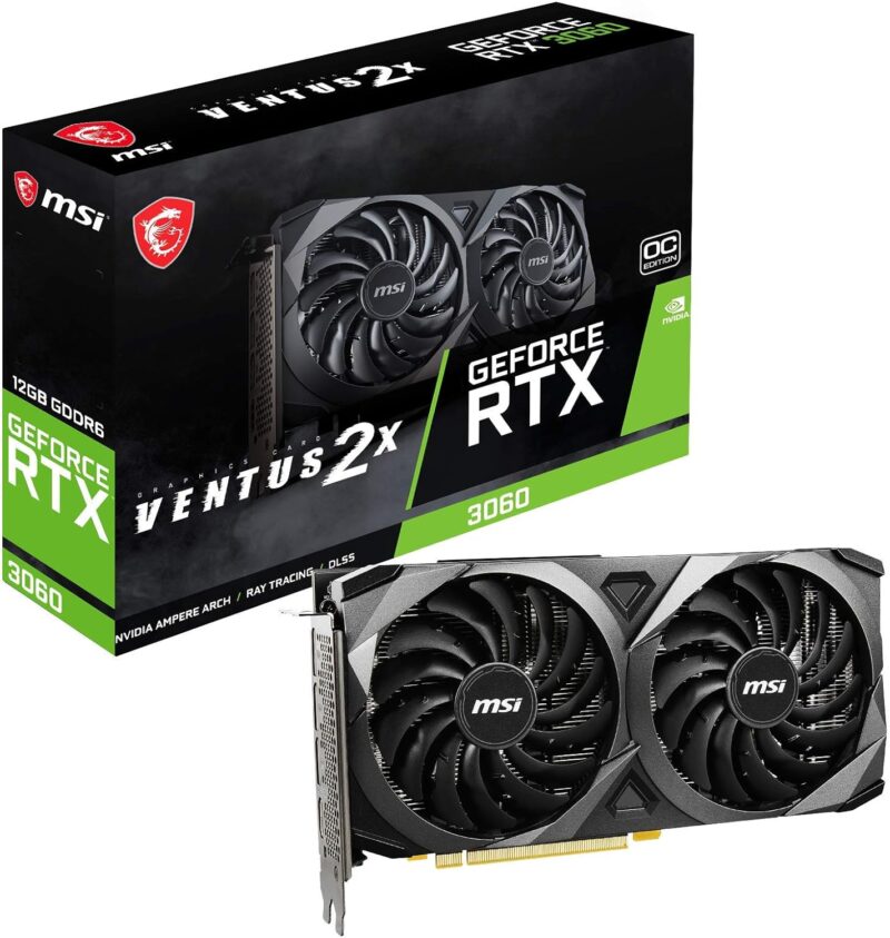 MSI GeForce RTX 3060 12GB Graphics Card