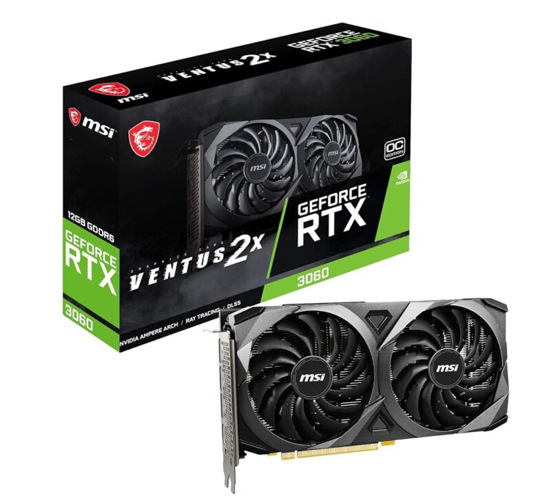 MSI GeForce RTX 3060 12GB Graphics Card