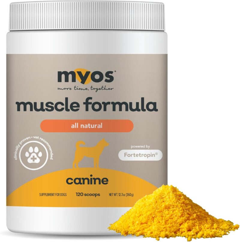 MYOS Canine Muscle Formula: A Natural Solution for Aging Dogs