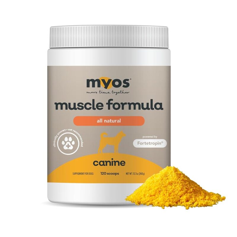 MYOS Canine Muscle Formula: A Natural Solution for Aging Dogs