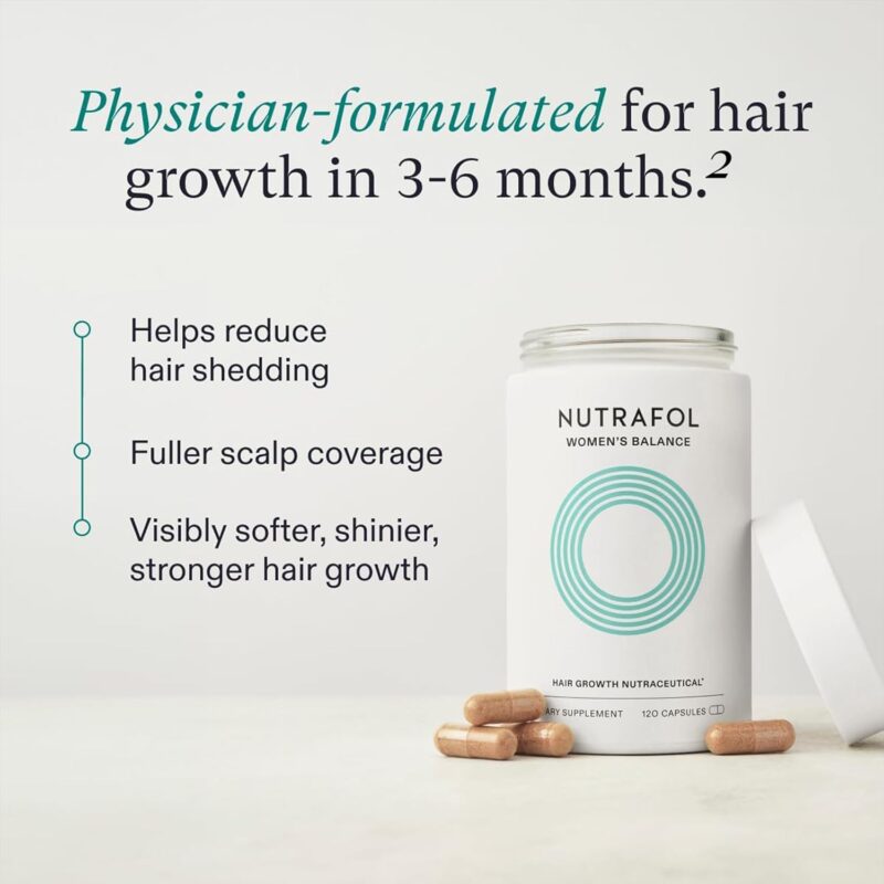 Nutrafol Women's Balance: Clinically Proven Hair Growth for Ages 45+