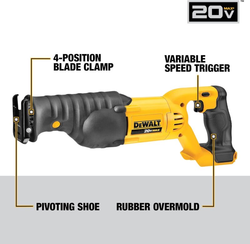 Power and Precision: DEWALT 20V MAX Reciprocating Saw Review