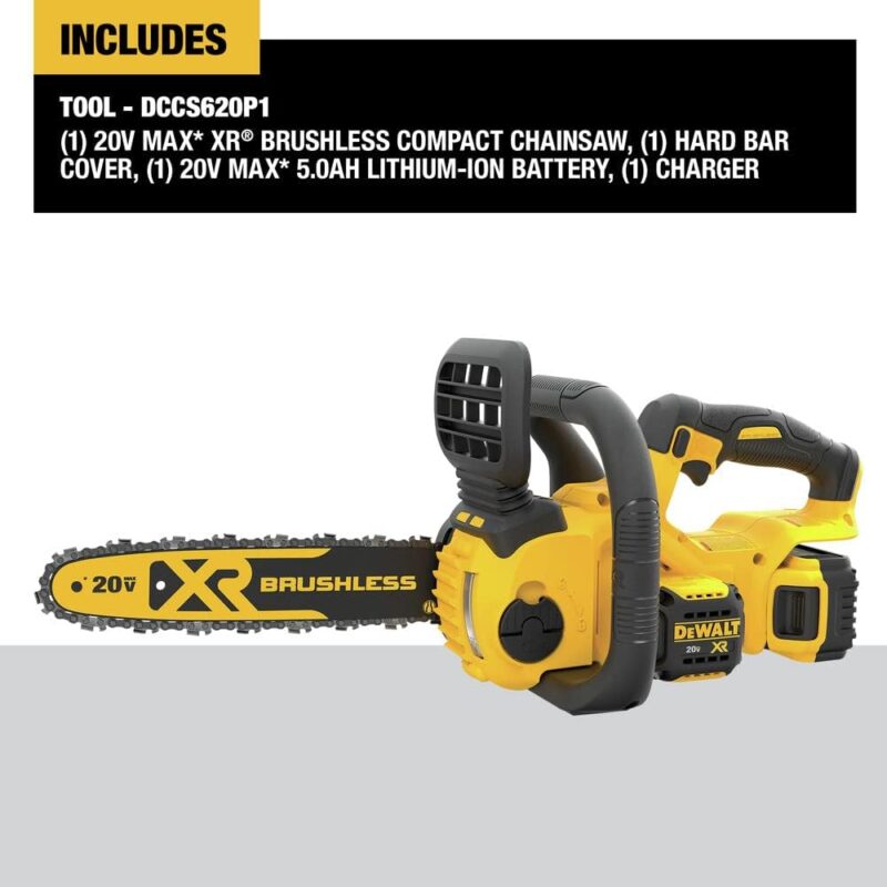 Power and Precision: DEWALT 20V MAX* XR Chainsaw Kit Review